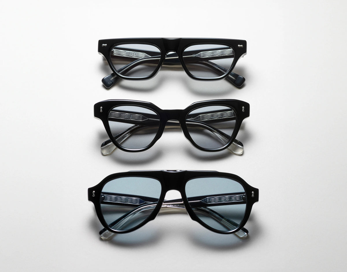 Three TEDDYS frames in black acetate